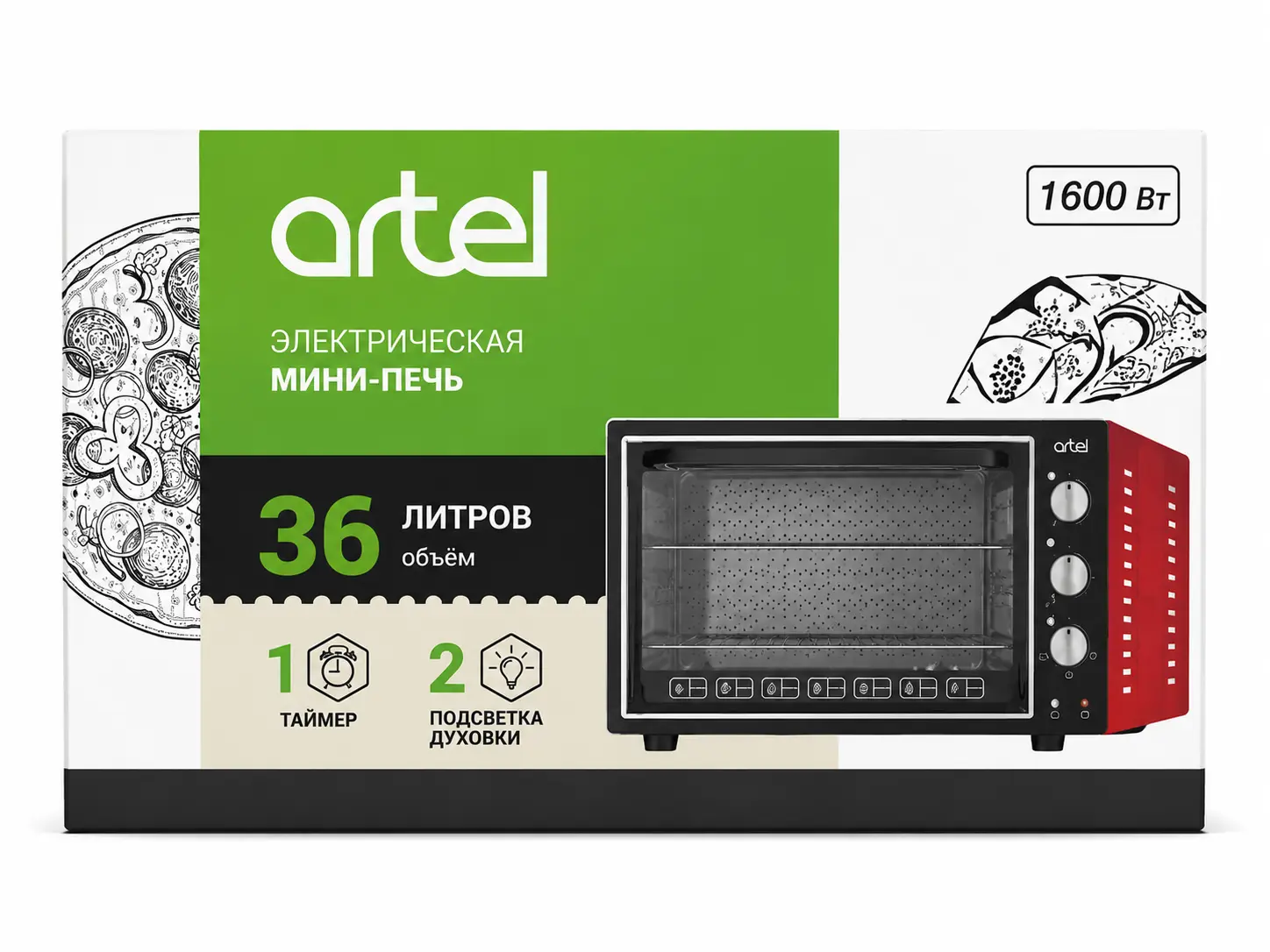 Духовка Artel  MD-361